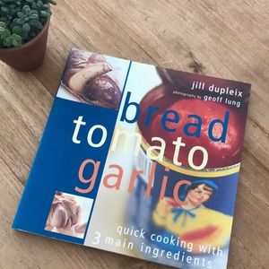 Bread tomato garlic 🥖 🍅 🧄 cookbook- new
